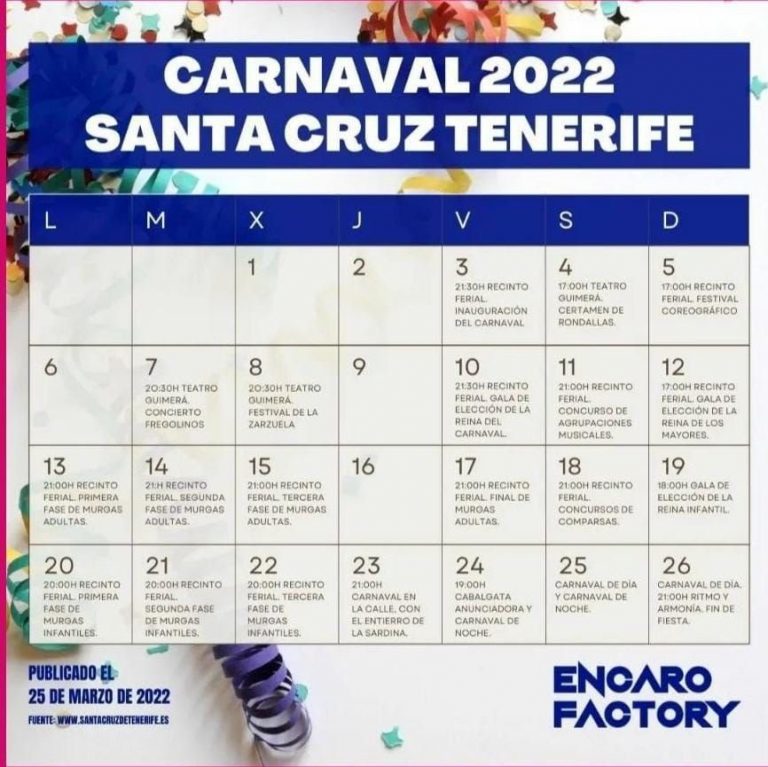 Sintético 97+ Foto programa del carnaval de santa cruz de tenerife 2022 Mirada tensa